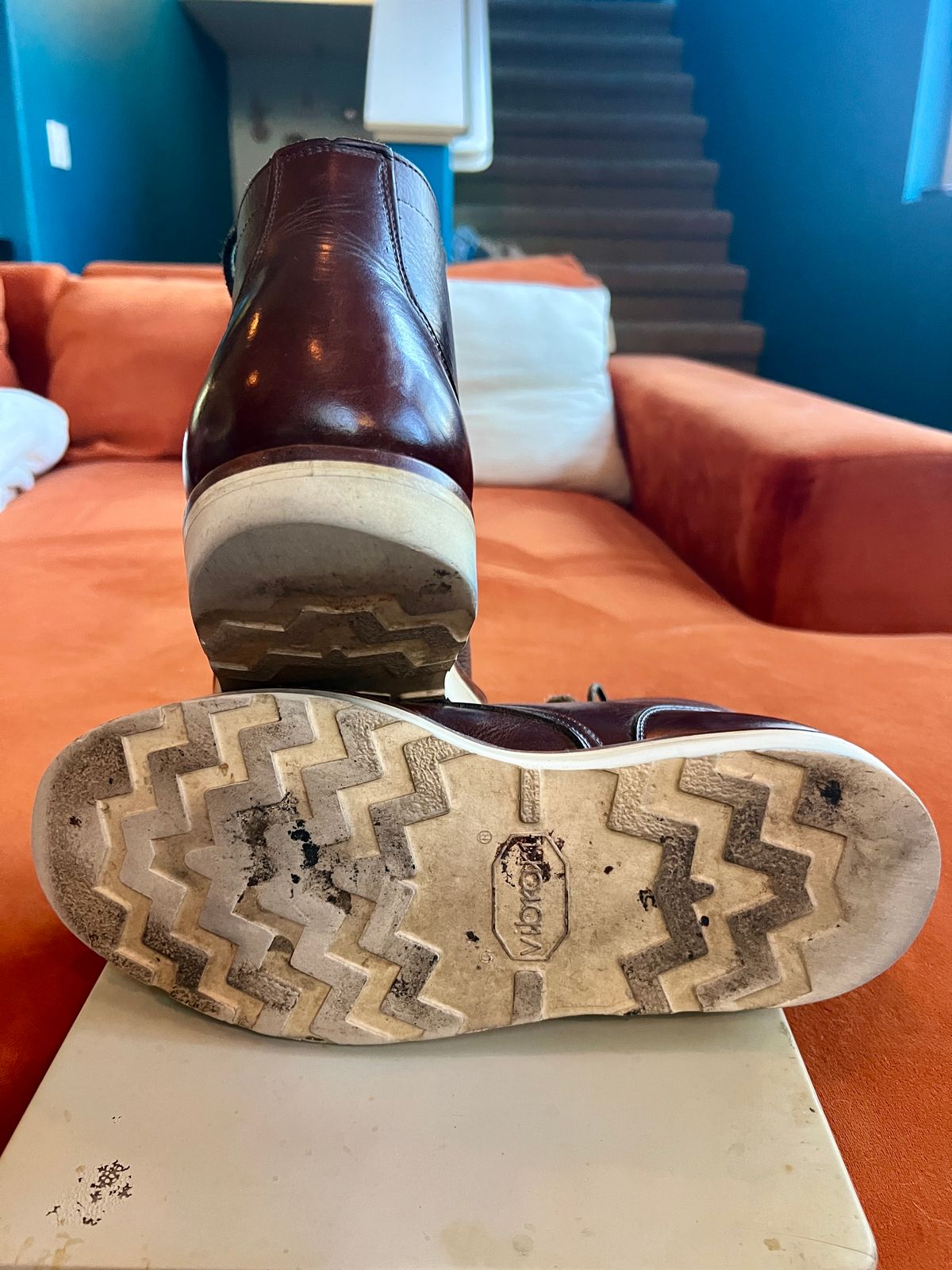 Photo by Solis on November 1, 2025 of the Viberg Service Boot in Horween Brown Chromexcel.