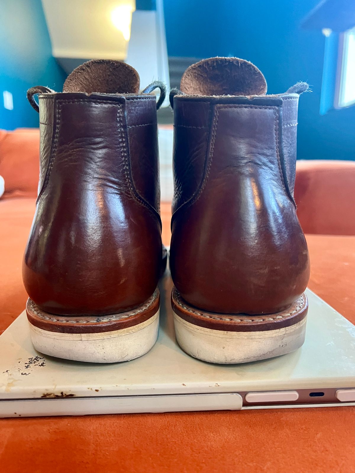 Photo by Solis on November 1, 2025 of the Viberg Service Boot in Horween Brown Chromexcel.