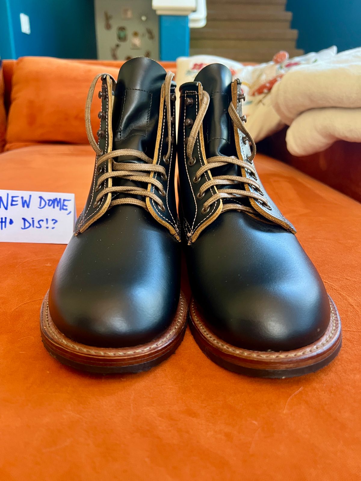 Photo by Solis on October 5, 2025 of the Red Wing Beckman Flatbox in S.B. Foot Black Klondike.