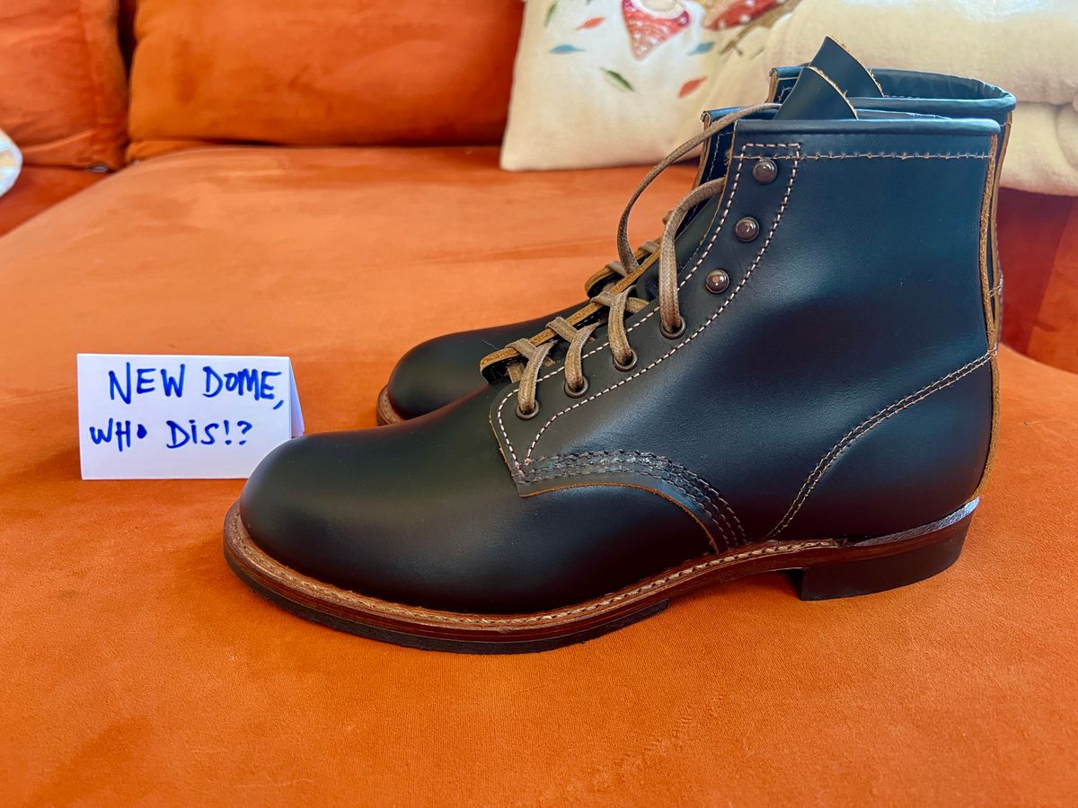 Photo by Solis on October 5, 2025 of the Red Wing Beckman Flatbox in S.B. Foot Black Klondike.