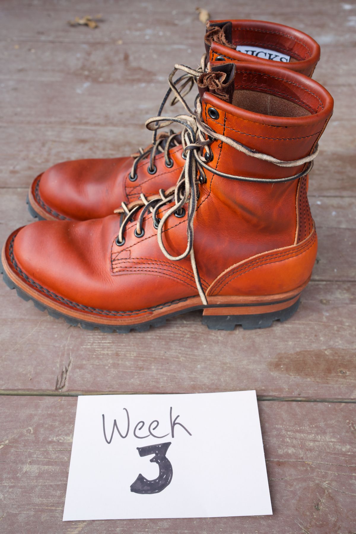 Photo by tr0n84 on October 23, 2025 of the Nicks MTO in Wickett & Craig DS Burnt Sienna.