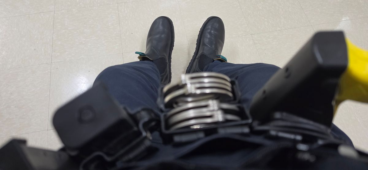Photo by ace1pistolero on June 19, 2026 of the Jim Green Barefoot Stockman in Black Full Grain.