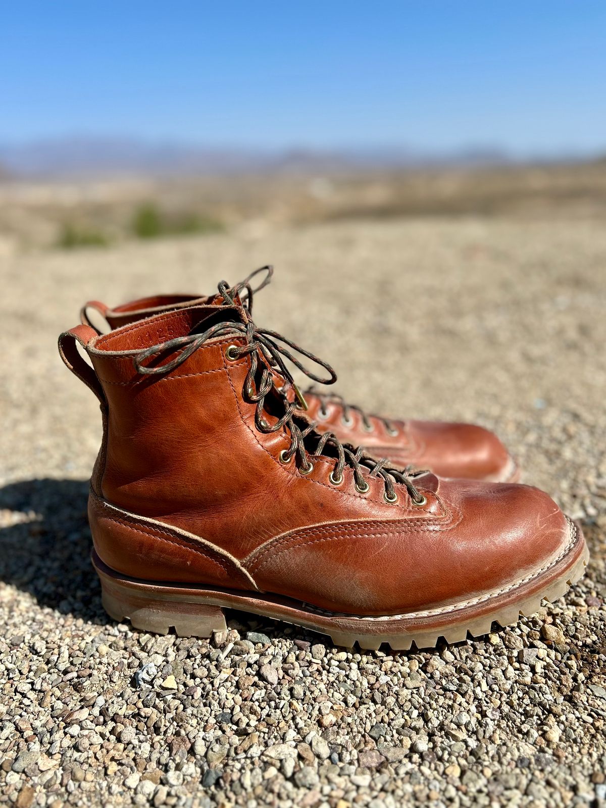 Photo by BigandTall_Times on March 28, 2026 of the Nicks MTO in Horween English Tan Dublin.