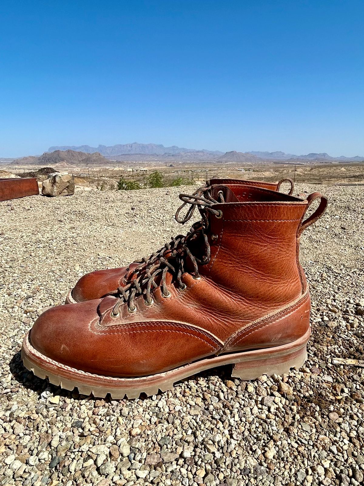 Photo by BigandTall_Times on March 28, 2026 of the Nicks MTO in Horween English Tan Dublin.