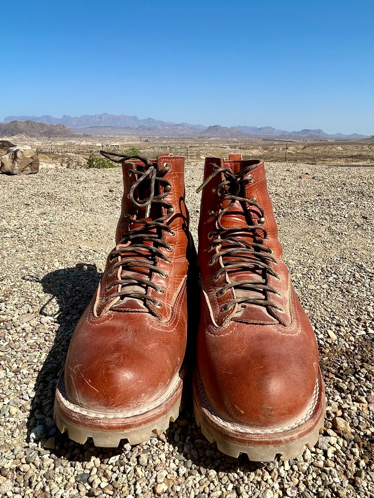 Photo by BigandTall_Times on March 28, 2026 of the Nicks MTO in Horween English Tan Dublin.