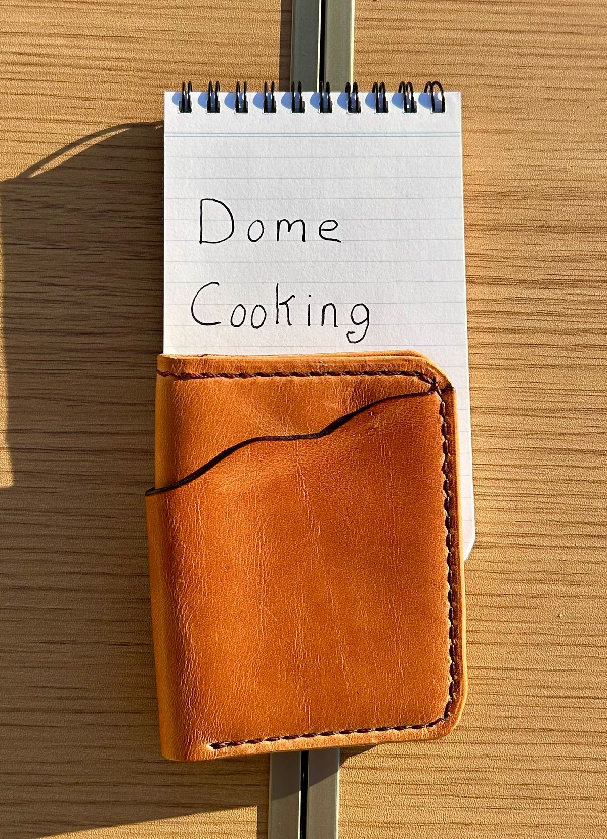 Photo by BigandTall_Times on November 3, 2025 of the Greenleaf Leather Artie in Horween Light Natural Dublin.