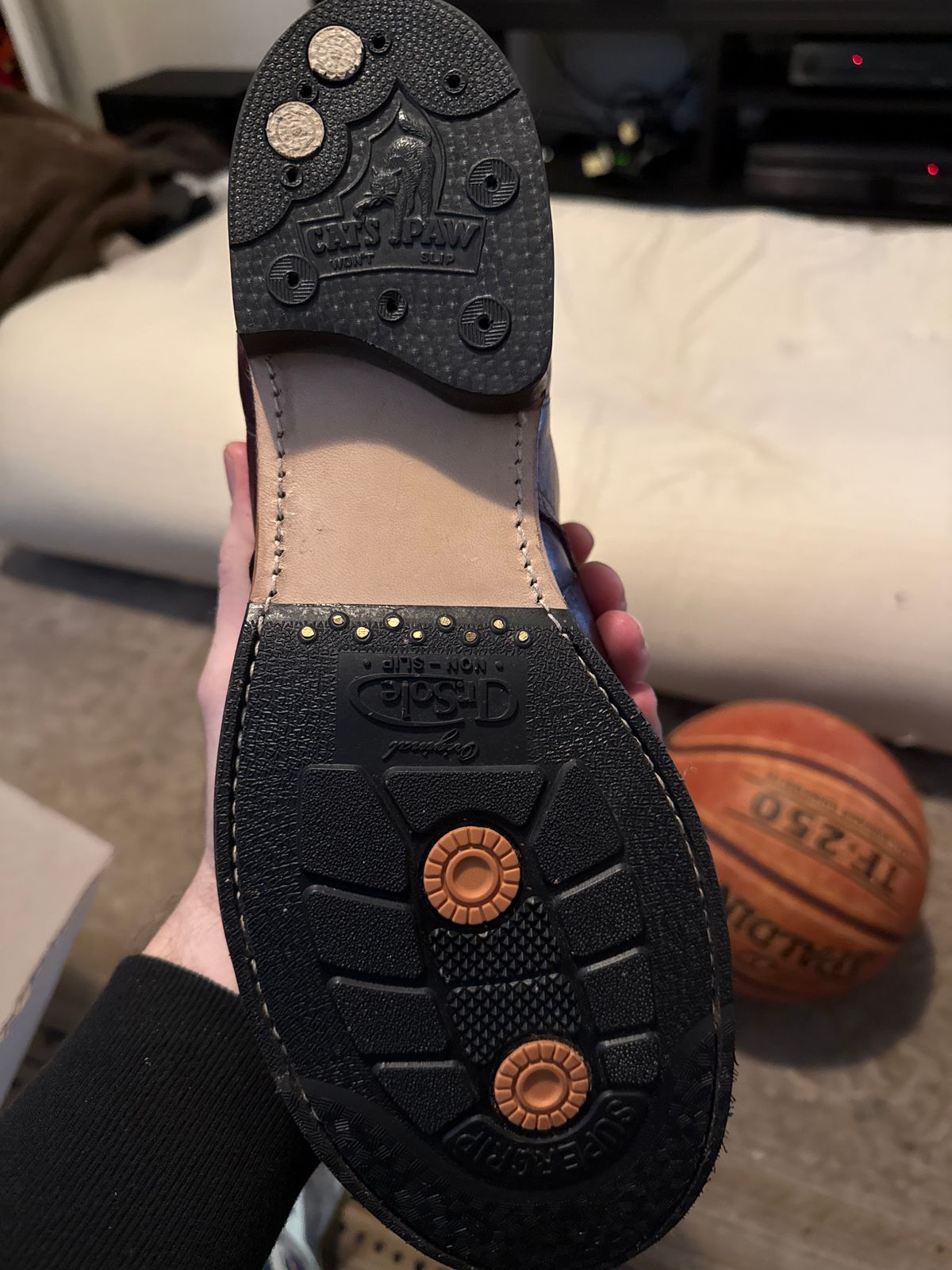 Photo by cabournmallory on June 26, 2025 of the Red Wing Beckman in S.B. Foot Black Cherry Featherstone.