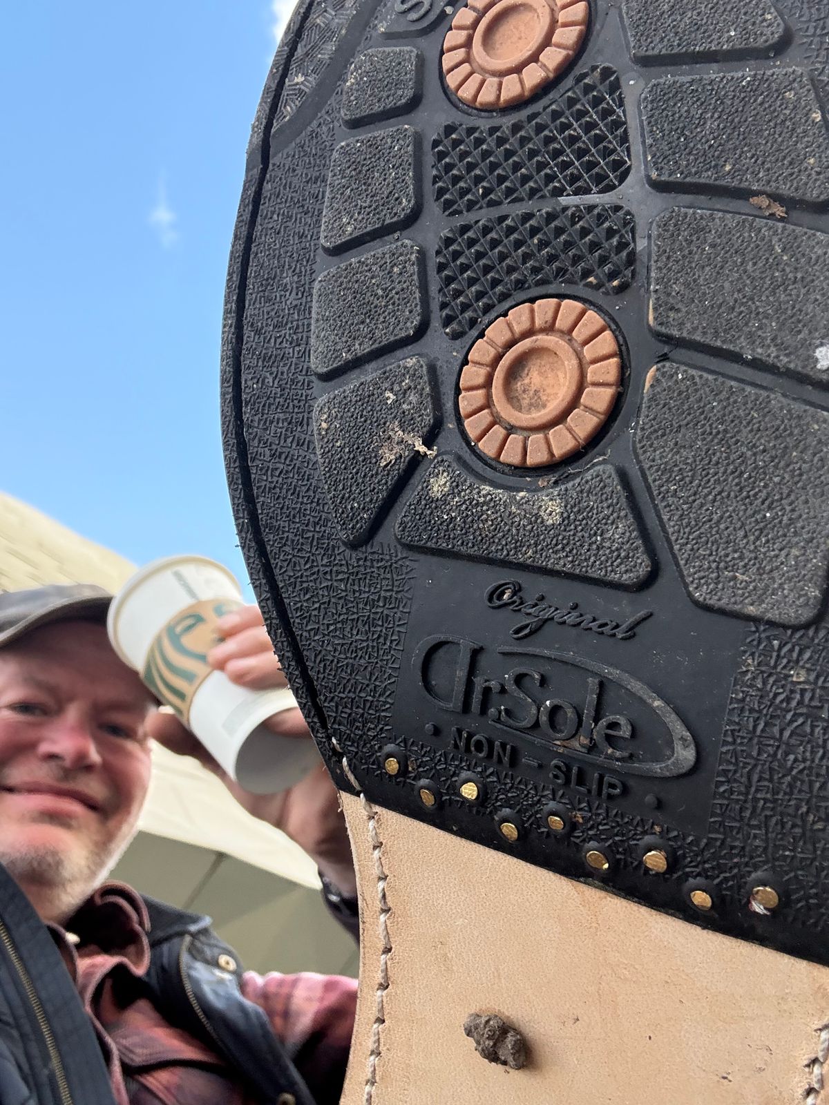 Photo by cabournmallory on June 30, 2025 of the Red Wing Beckman in S.B. Foot Black Cherry Featherstone.