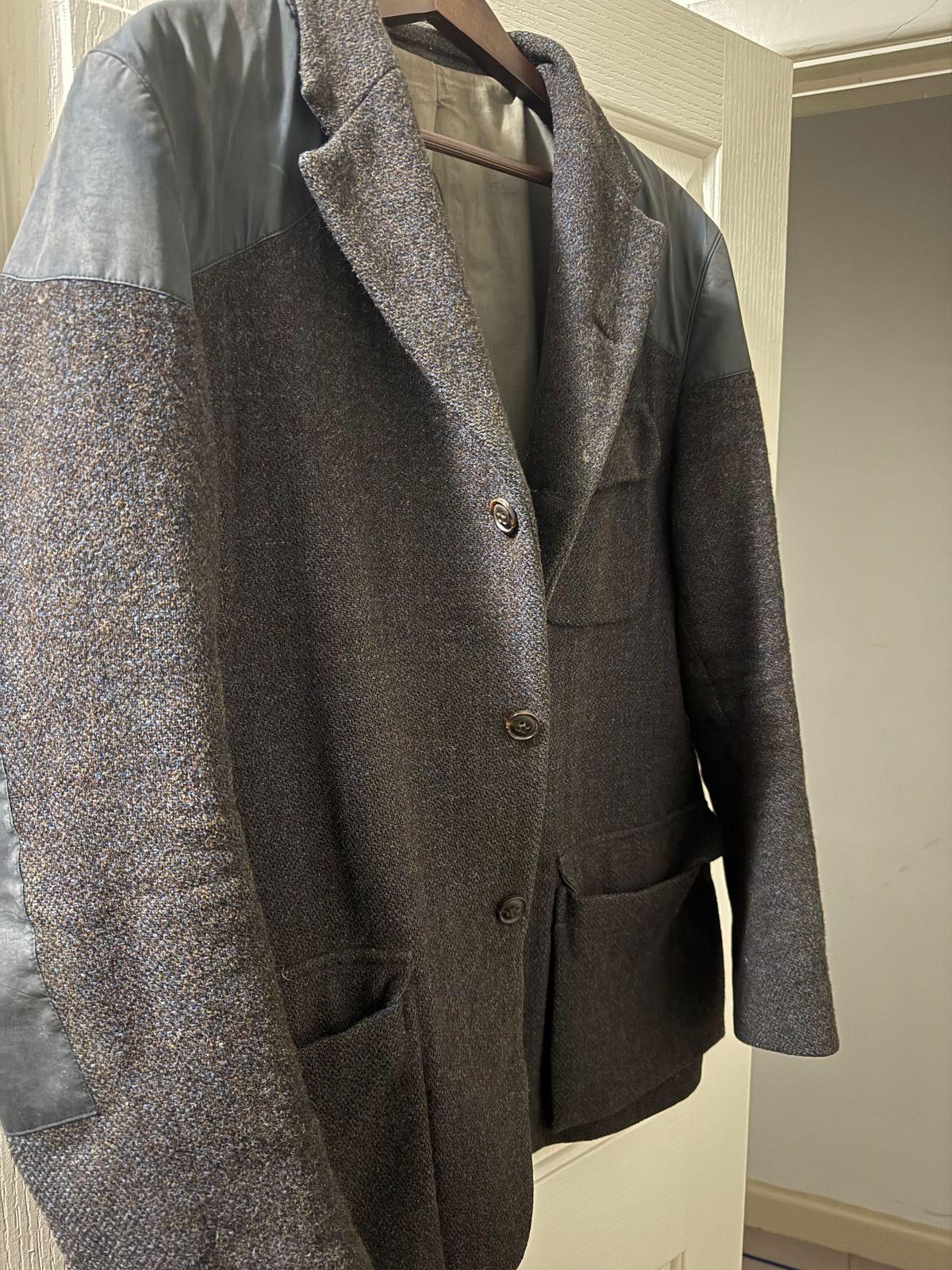 Photo by cabournmallory on August 27, 2025 of the Nigel Cabourn Mallory Jacket in Harris Tweed.