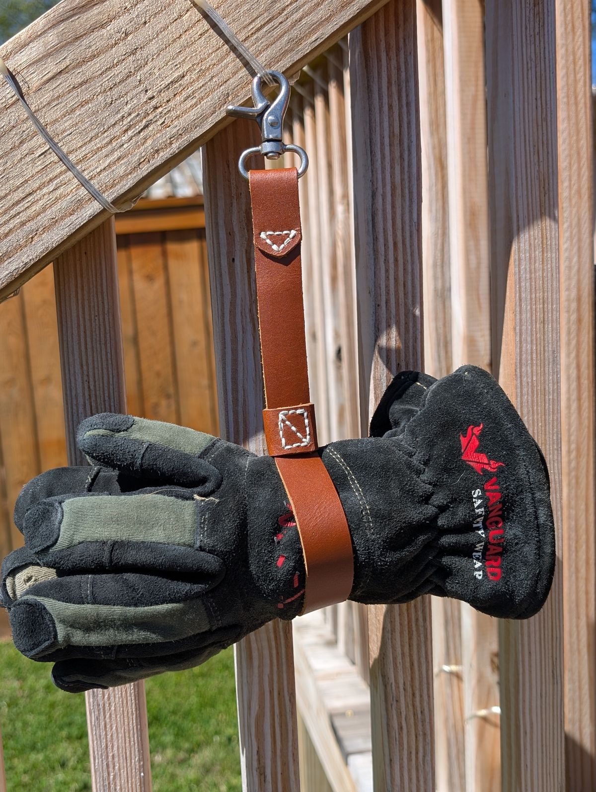 Photo by Genghis_Khant on March 28, 2026 of the Self-Made Glove Strap in Unknown Leather.