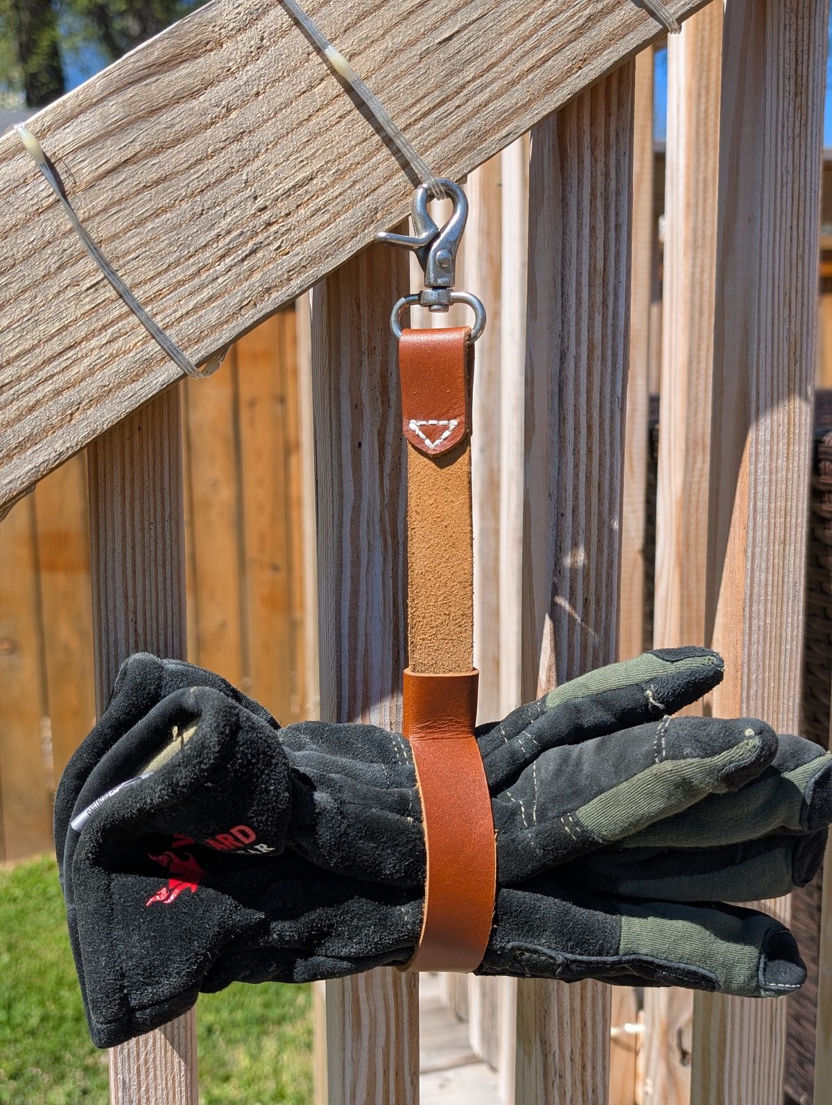 Photo by Genghis_Khant on March 28, 2026 of the Self-Made Glove Strap in Unknown Leather.