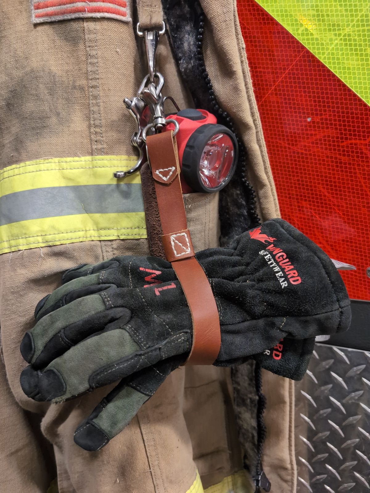 Photo by Genghis_Khant on March 28, 2026 of the Self-Made Glove Strap in Unknown Leather.