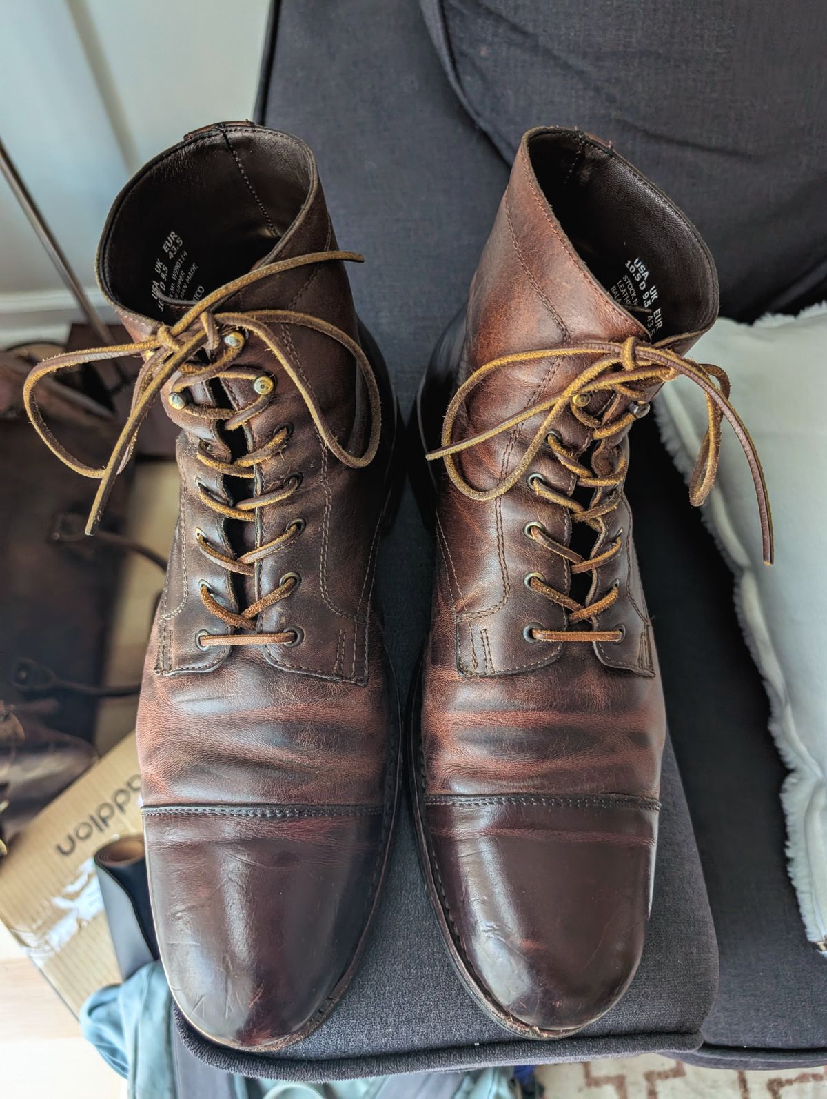 Photo by WAndrews on August 18, 2025 of the Wolverine BLVD Cap Toe in Unknown Leather.
