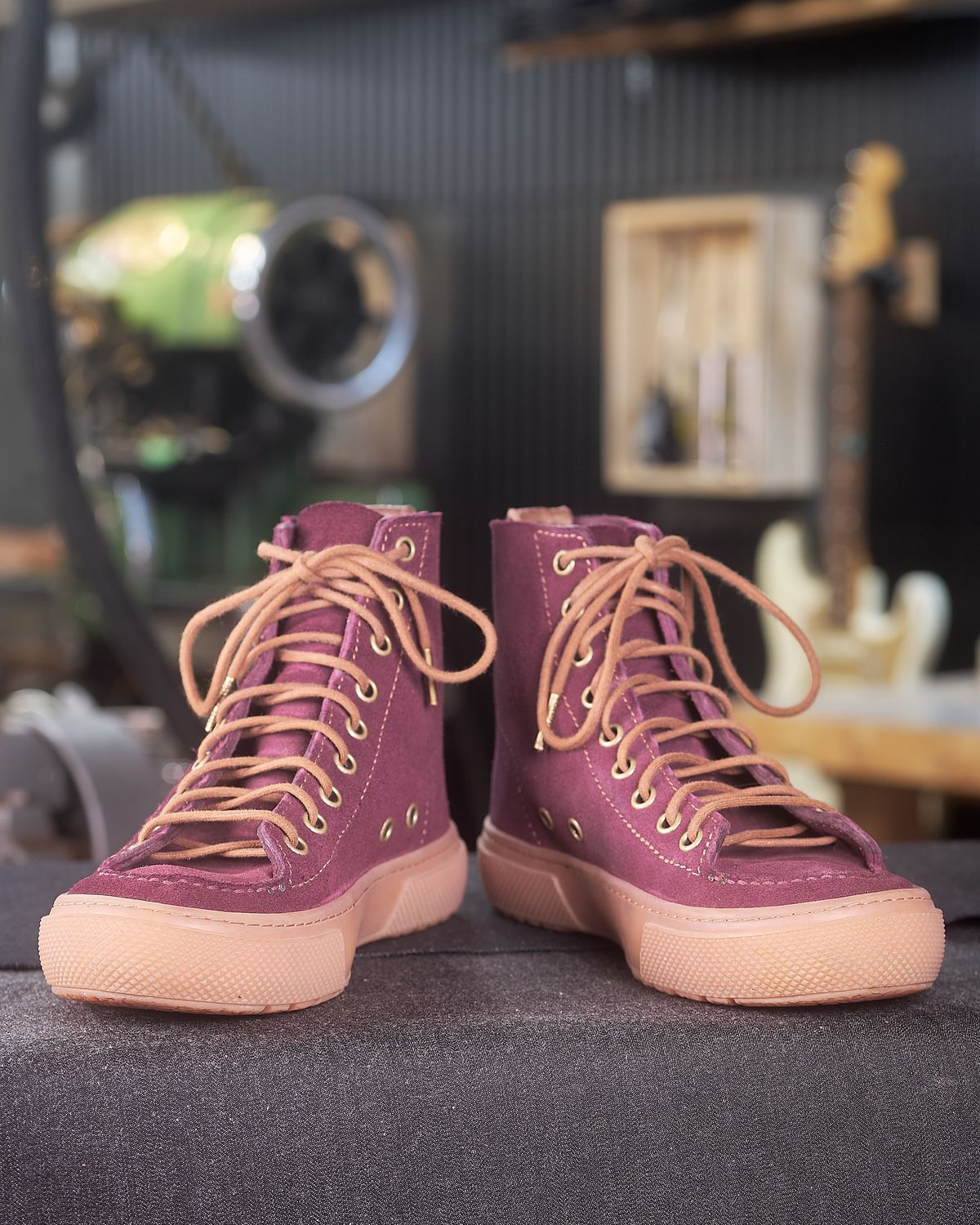 Photo by Christina080783 on November 2, 2025 of the BHHB RailTown Sneaker boot in Cf Stead Janus Calf Purple.