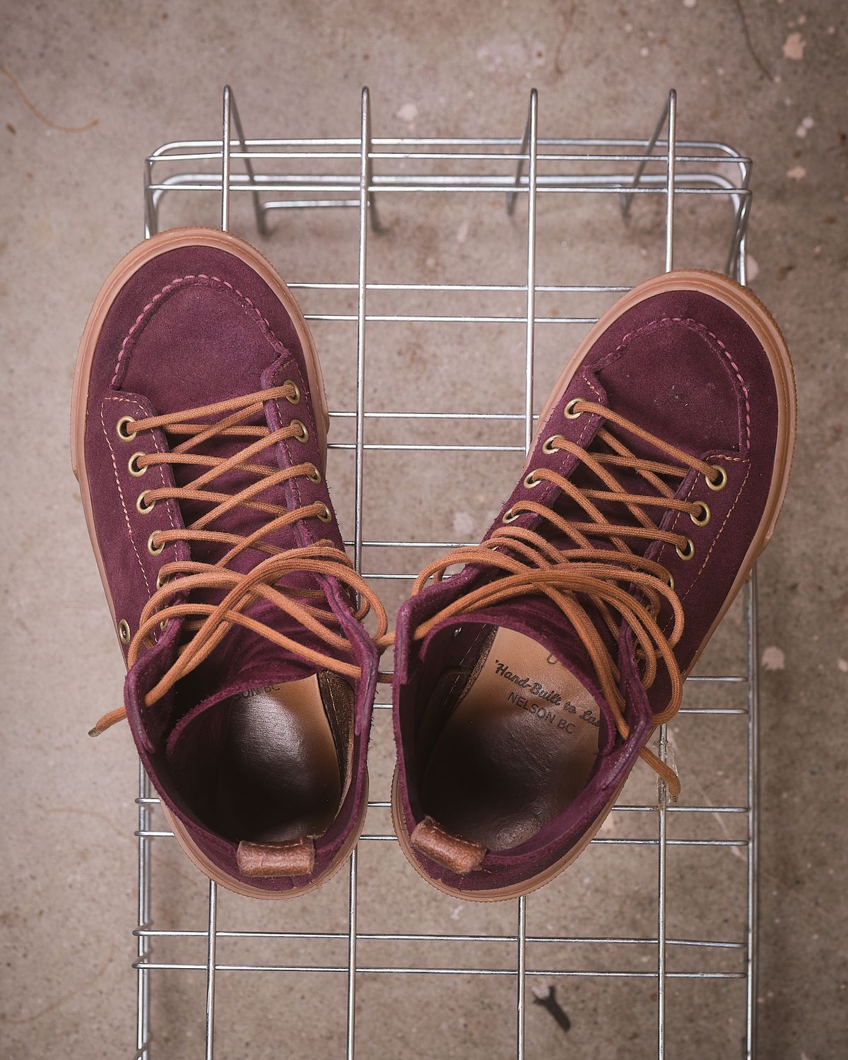 Photo by Christina080783 on February 6, 2026 of the BHHB RailTown Sneaker boot in Cf Stead Janus Calf Purple.