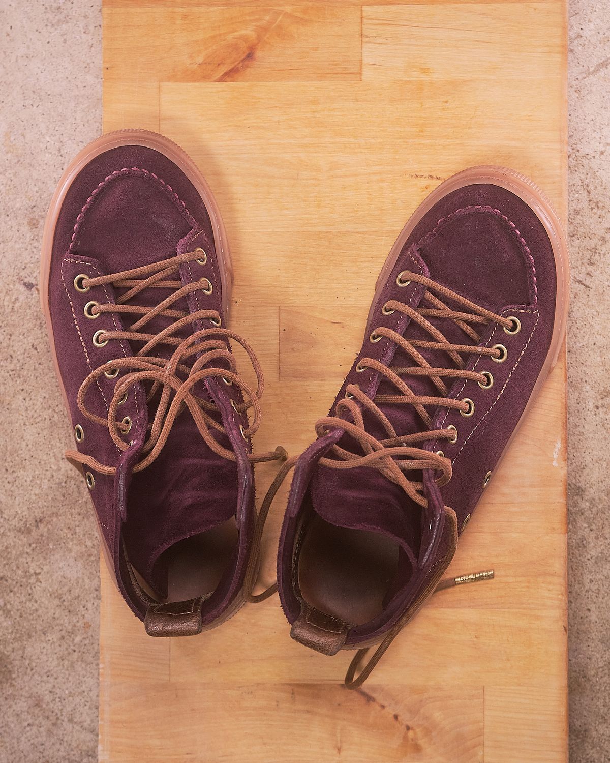 Photo by Christina080783 on April 6, 2026 of the BHHB RailTown Sneaker boot in Cf Stead Janus Calf Purple.