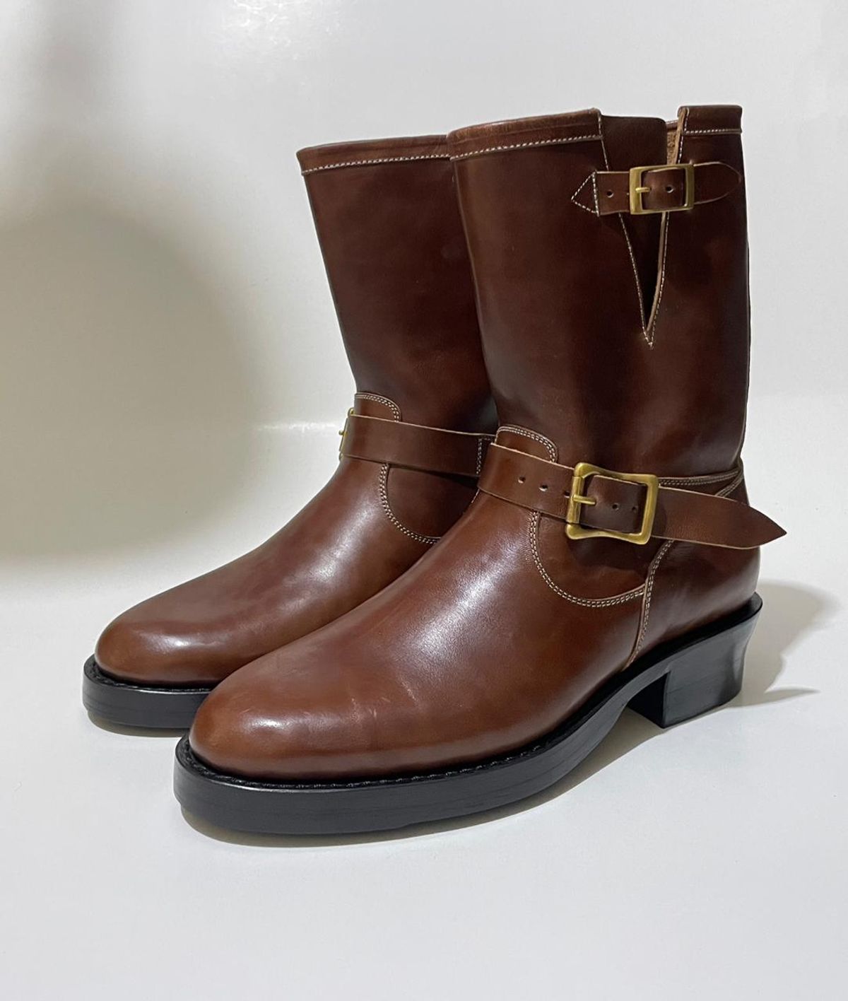 Photo by juniarzal on May 30, 2026 of the Junkard Engineer Boots in Maryam Toscanello TPR Horsebutt.