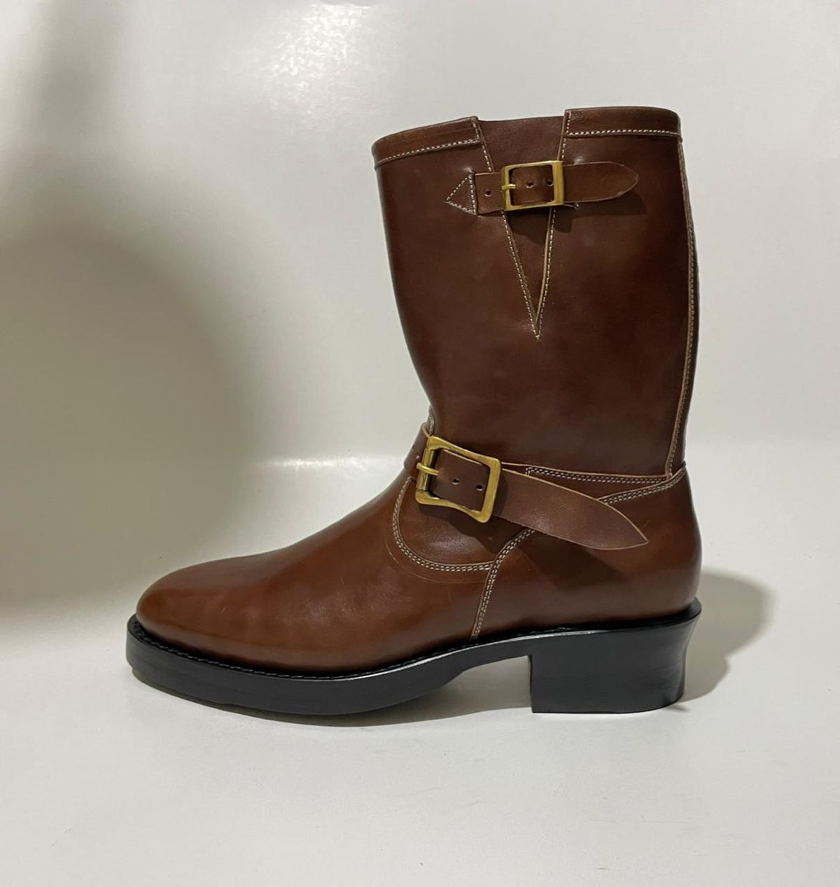 Photo by juniarzal on May 30, 2026 of the Junkard Engineer Boots in Maryam Toscanello TPR Horsebutt.