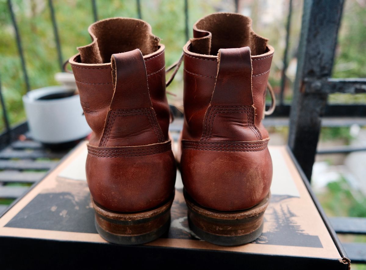 Photo by corbusier on November 5, 2025 of the White's C350 Cutter in Seidel British Tan Double Shot.