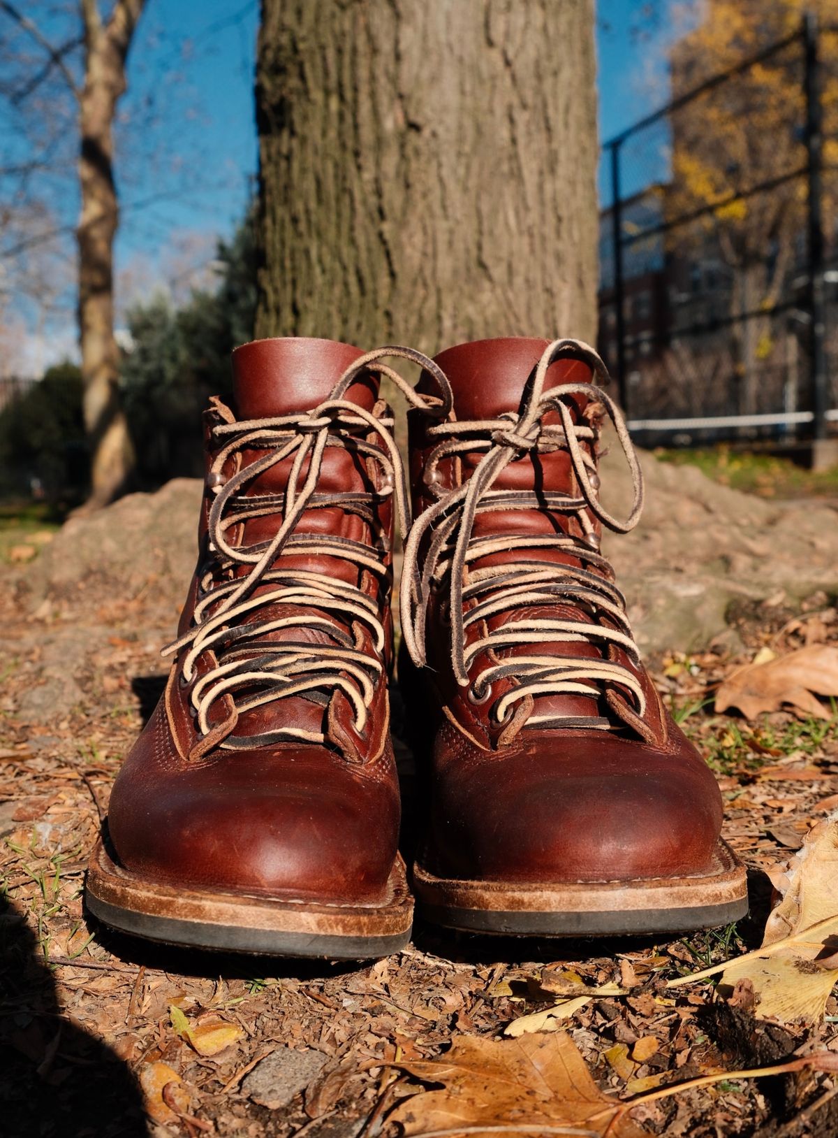 Photo by corbusier on December 3, 2025 of the White's C350 Cutter in Seidel British Tan Double Shot.