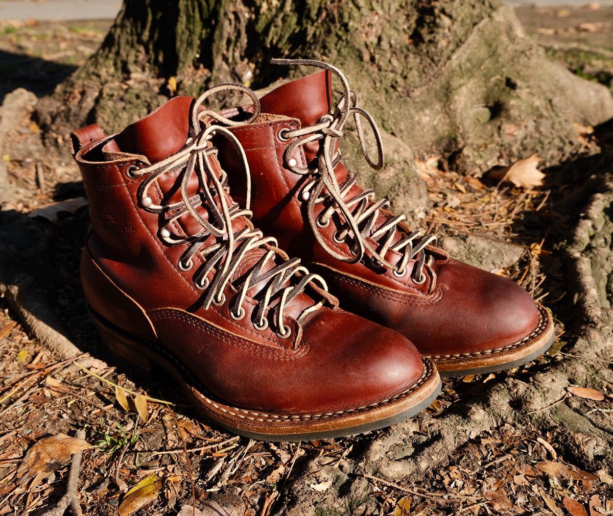 Photo by corbusier on December 3, 2025 of the White's C350 Cutter in Seidel British Tan Double Shot.