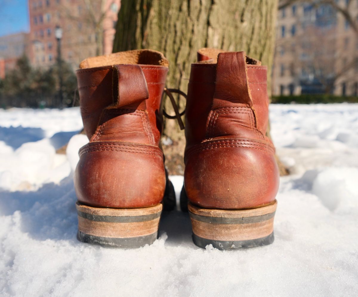 Photo by corbusier on February 6, 2026 of the White's C350 Cutter in Seidel British Tan Double Shot.
