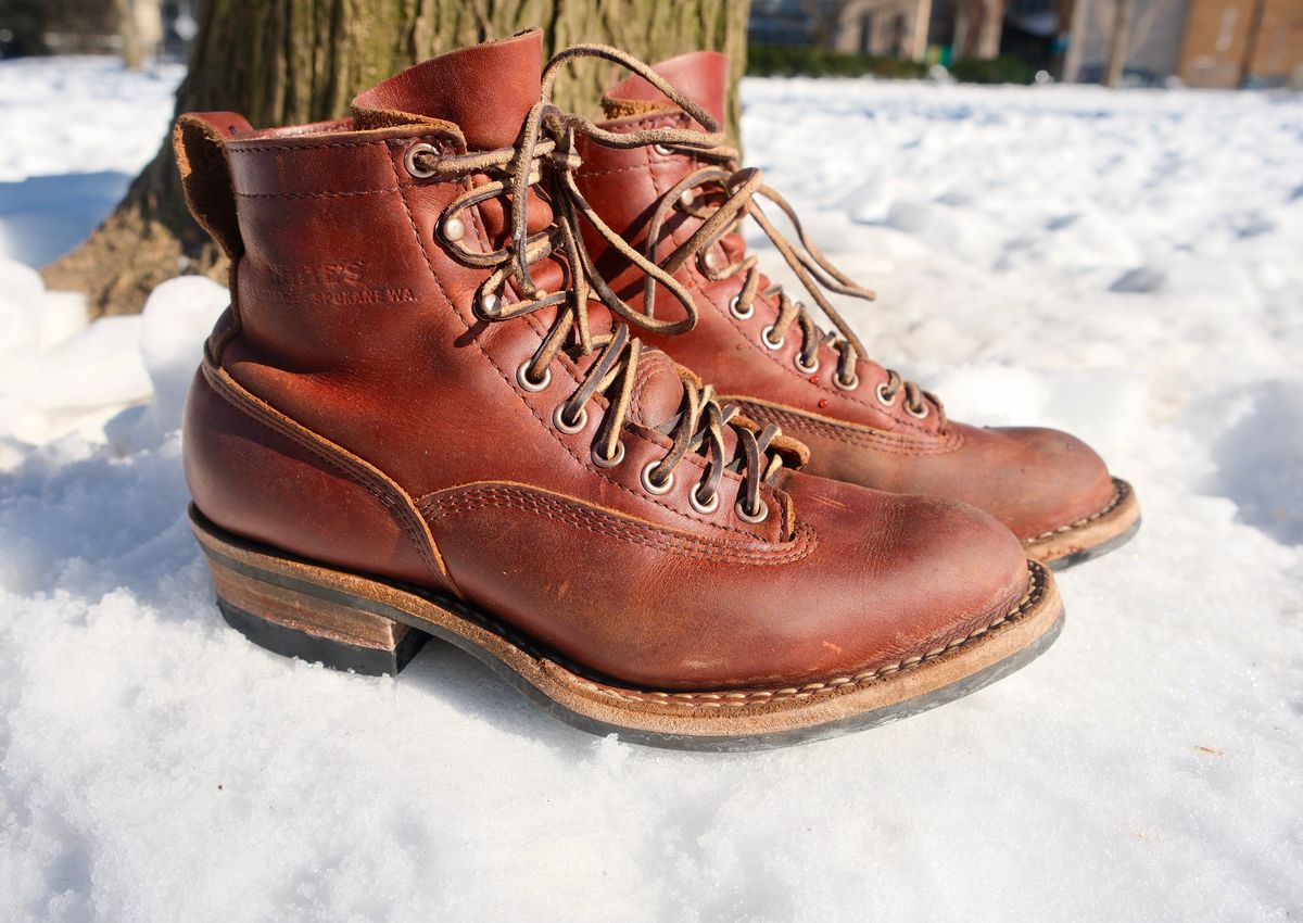 Photo by corbusier on February 6, 2026 of the White's C350 Cutter in Seidel British Tan Double Shot.