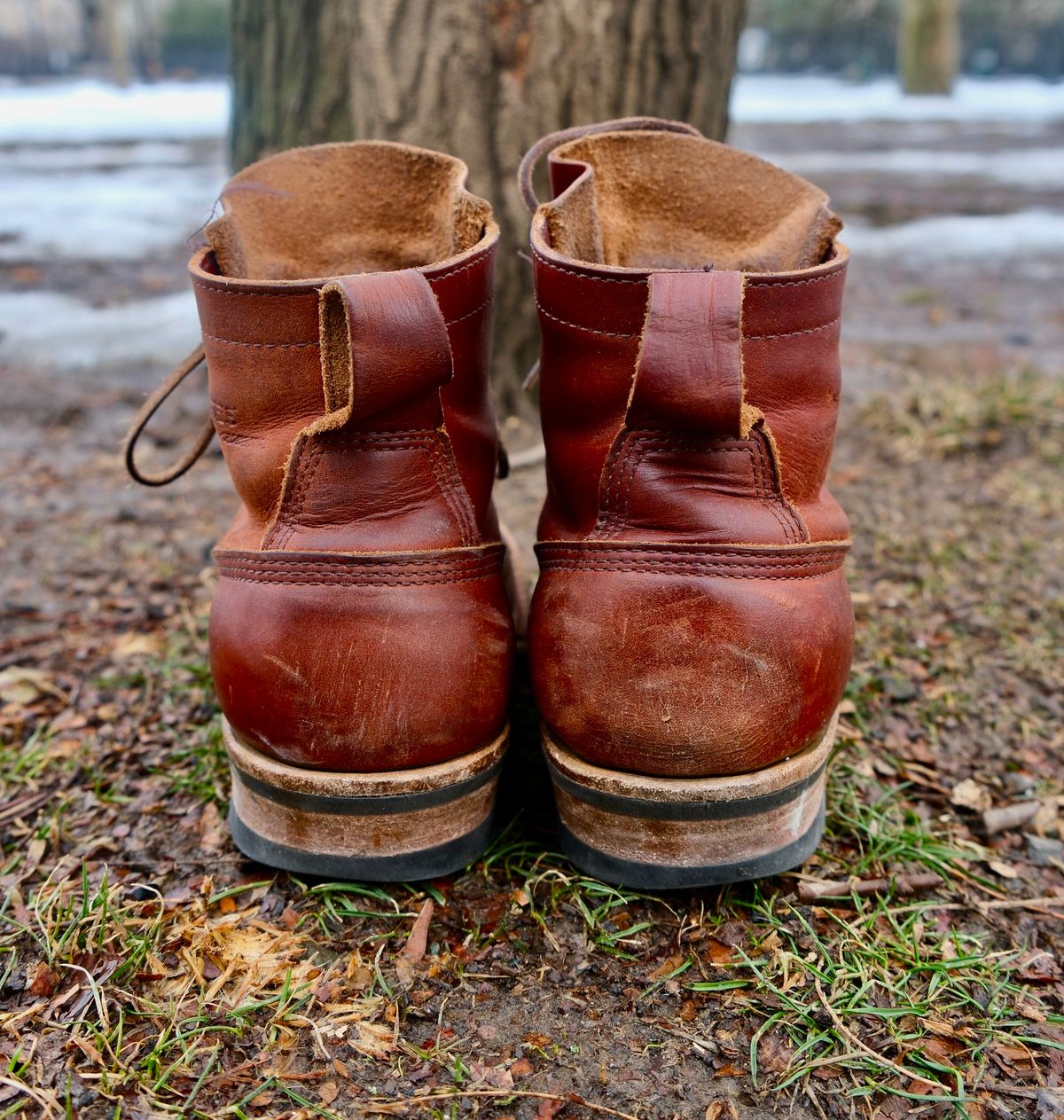 Photo by corbusier on March 4, 2026 of the White's C350 Cutter in Seidel British Tan Double Shot.