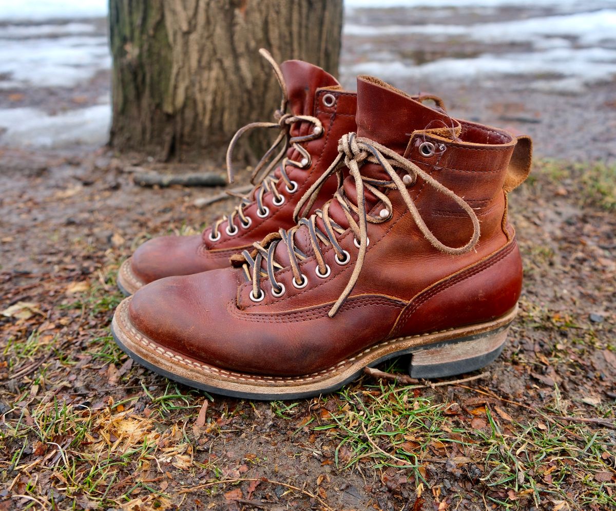 Photo by corbusier on March 4, 2026 of the White's C350 Cutter in Seidel British Tan Double Shot.