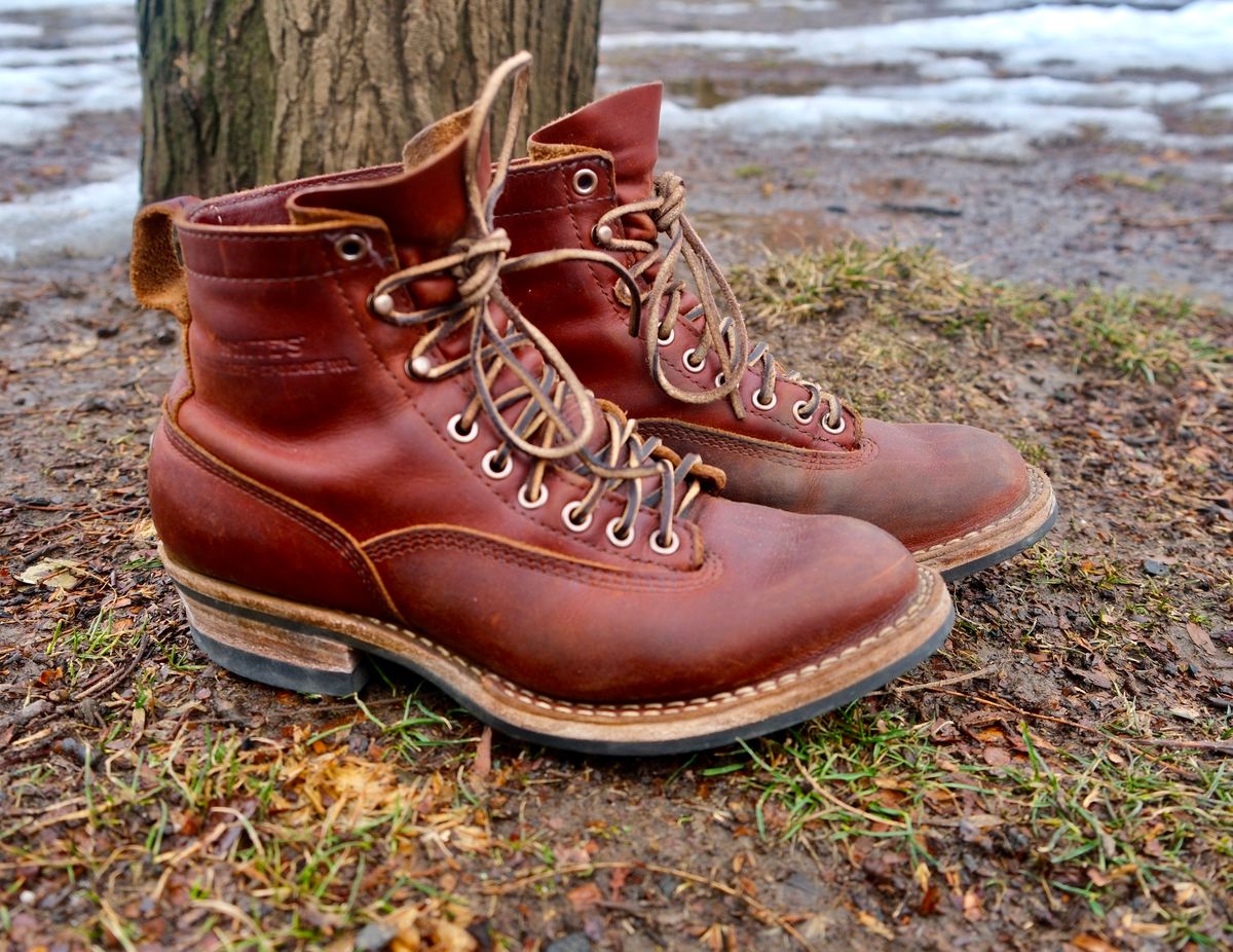 Photo by corbusier on March 4, 2026 of the White's C350 Cutter in Seidel British Tan Double Shot.