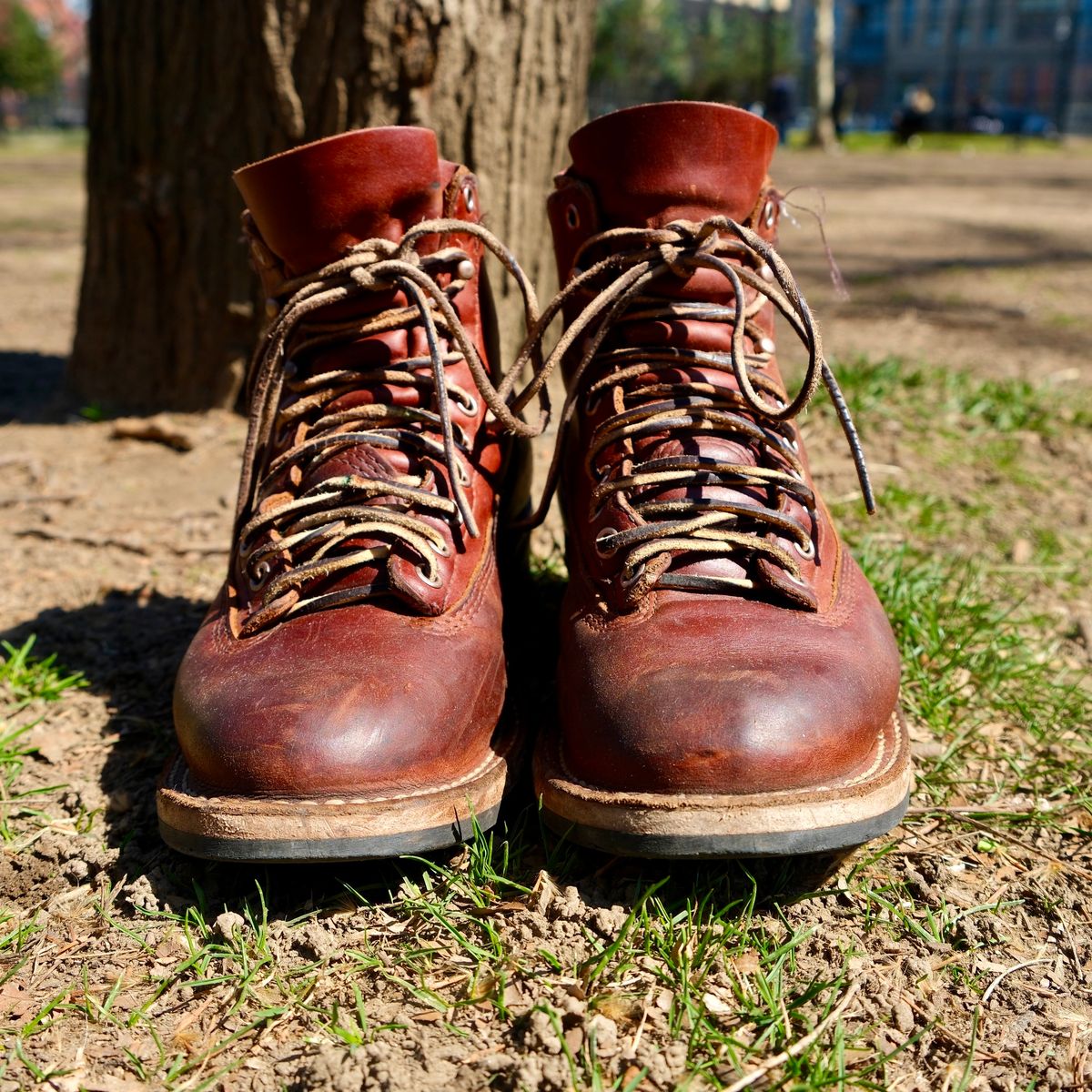 Photo by corbusier on March 29, 2026 of the White's C350 Cutter in Seidel British Tan Double Shot.
