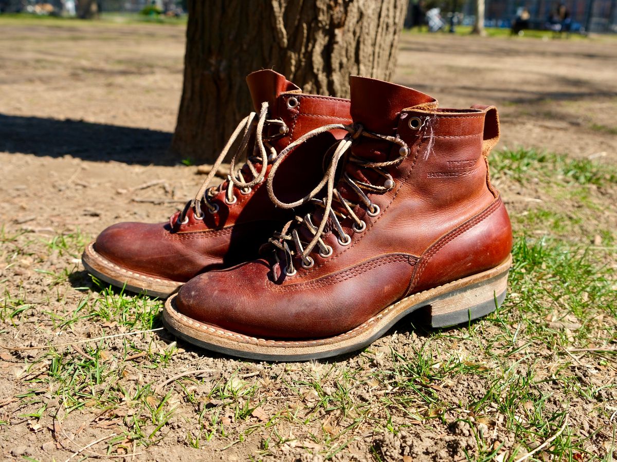 Photo by corbusier on March 29, 2026 of the White's C350 Cutter in Seidel British Tan Double Shot.