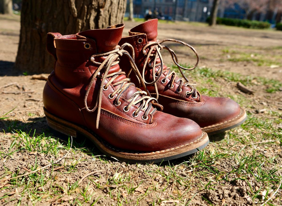 Photo by corbusier on March 29, 2026 of the White's C350 Cutter in Seidel British Tan Double Shot.