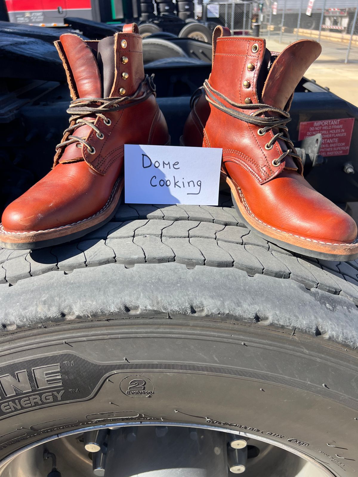 Photo by NyNole on November 3, 2025 of the Nicks Robert in Wickett & Craig Tan Oiled Latigo.