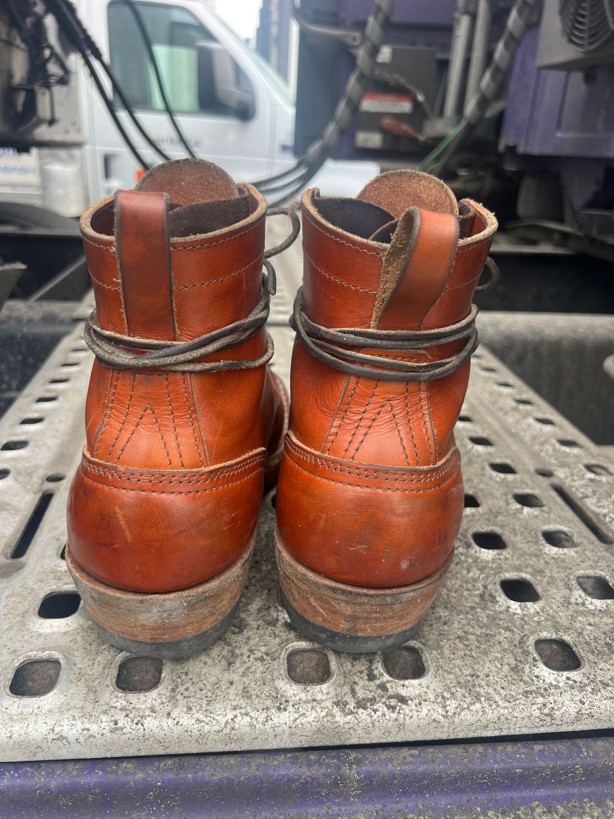 Photo by NyNole on February 5, 2026 of the Nicks Robert in Wickett & Craig Tan Oiled Latigo.