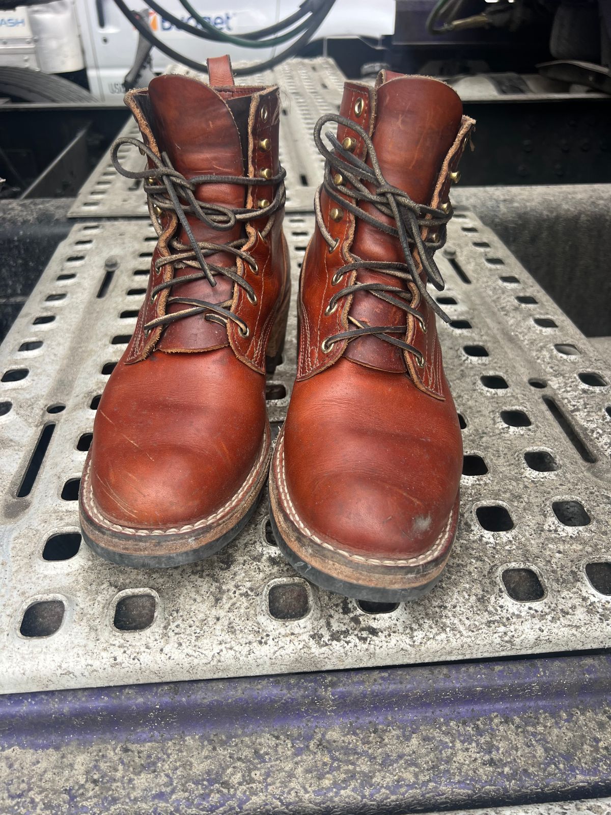 Photo by NyNole on February 5, 2026 of the Nicks Robert in Wickett & Craig Tan Oiled Latigo.