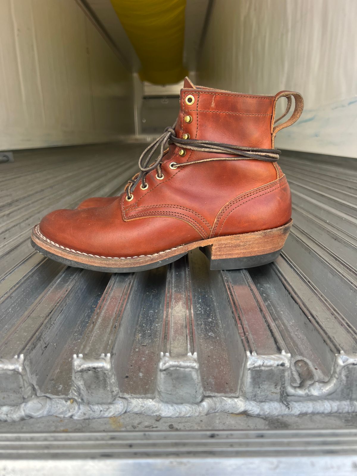 Photo by NyNole on March 1, 2026 of the Nicks Robert in Wickett & Craig Tan Oiled Latigo.