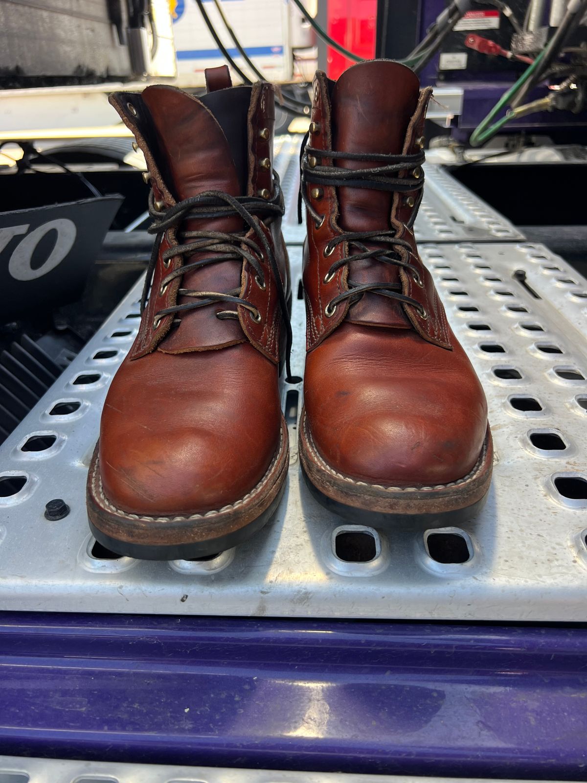 Photo by NyNole on April 4, 2026 of the Nicks Robert in Wickett & Craig Tan Oiled Latigo.