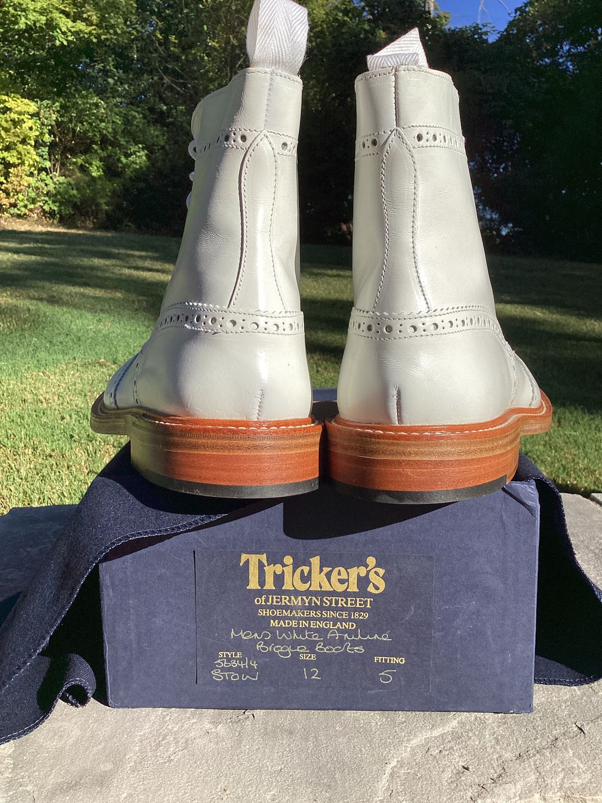 Photo by rickbhip on October 5, 2025 of the Tricker's Stow Country Boot in Unknown Leather.