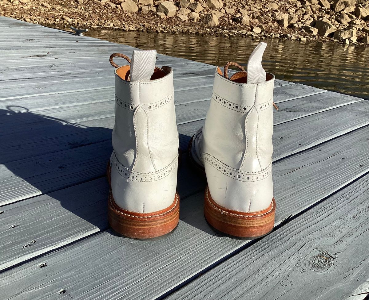 Photo by rickbhip on January 1, 2026 of the Tricker's Stow Country Boot in Unknown Leather.