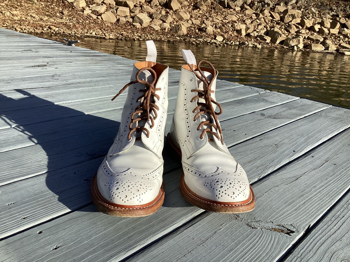 Photo by rickbhip on January 1, 2026 of the Tricker's Stow Country Boot in Unknown Leather.