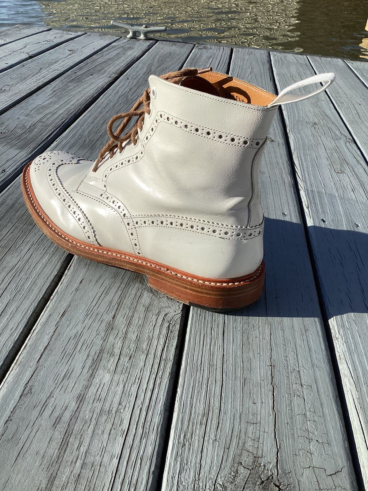 Photo by rickbhip on January 1, 2026 of the Tricker's Stow Country Boot in Unknown Leather.