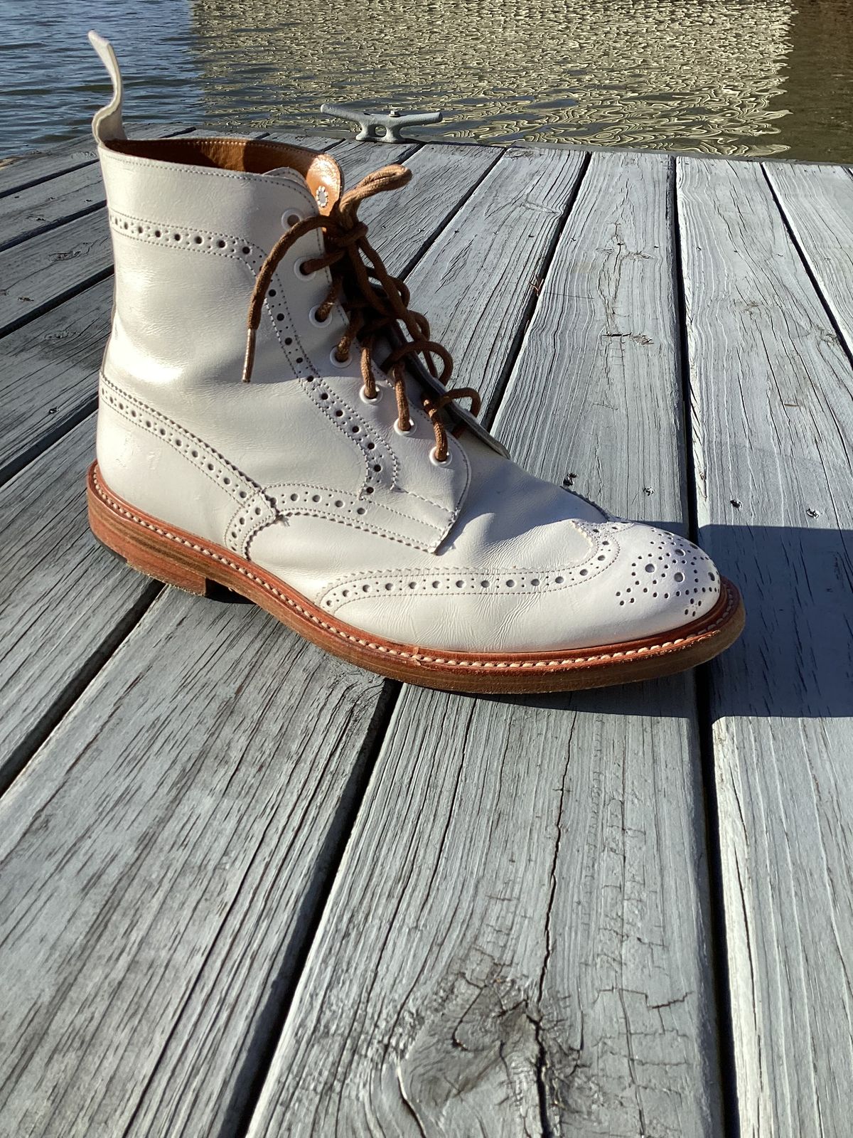 Photo by rickbhip on January 1, 2026 of the Tricker's Stow Country Boot in Unknown Leather.