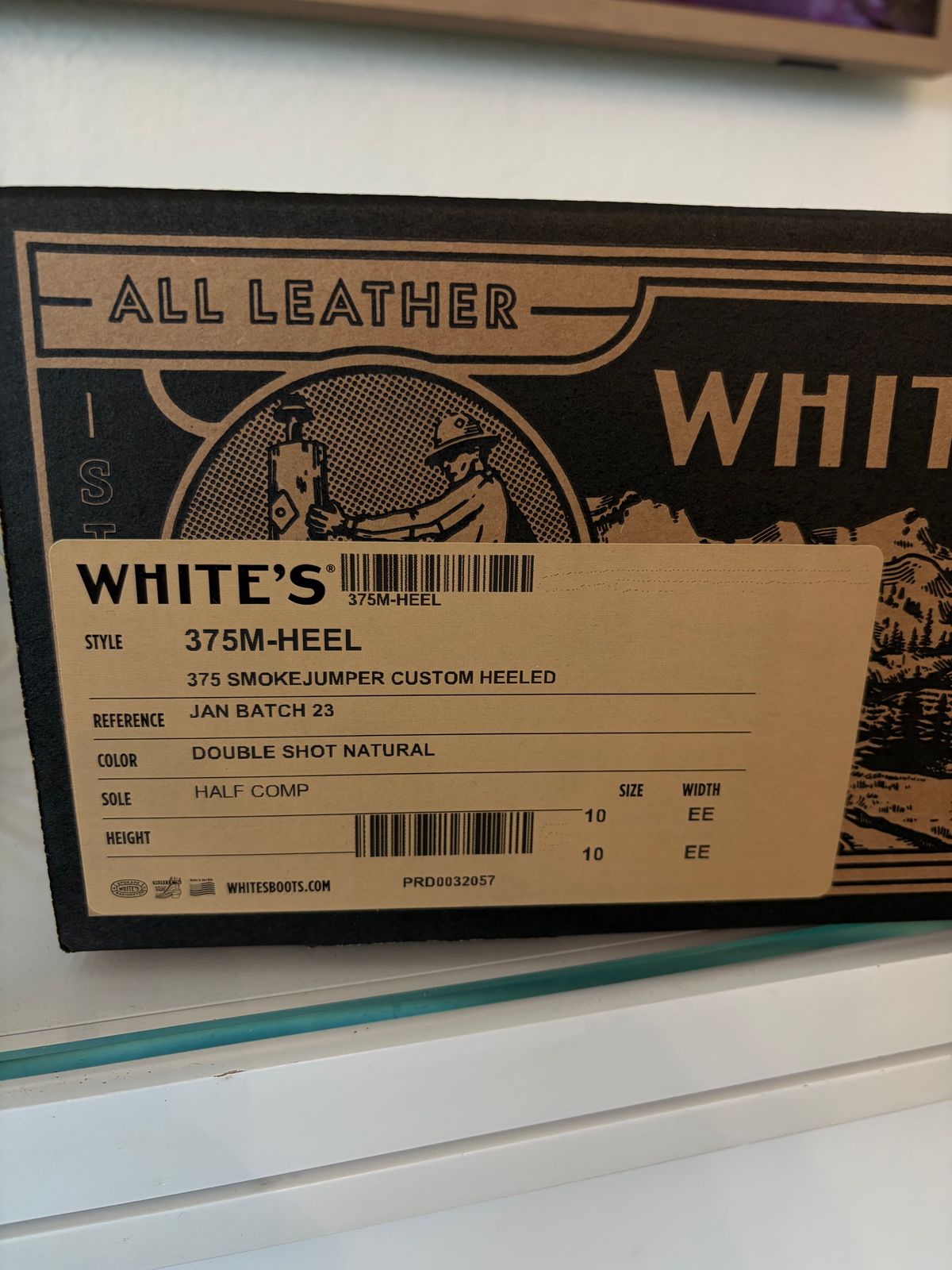 Photo by ValArb on April 25, 2026 of the White's Smokejumper in Seidel Natural Double Shot.