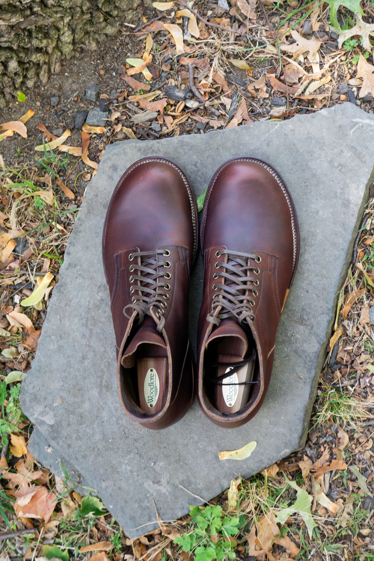 Photo by Barbaq on October 19, 2025 of the Viberg Service Boot in Horween Kudu Chromexcel.