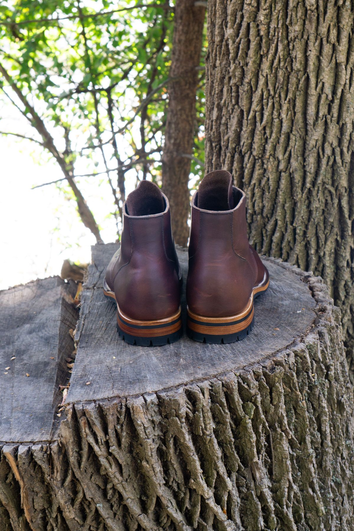 Photo by Barbaq on October 19, 2025 of the Viberg Service Boot in Horween Kudu Chromexcel.