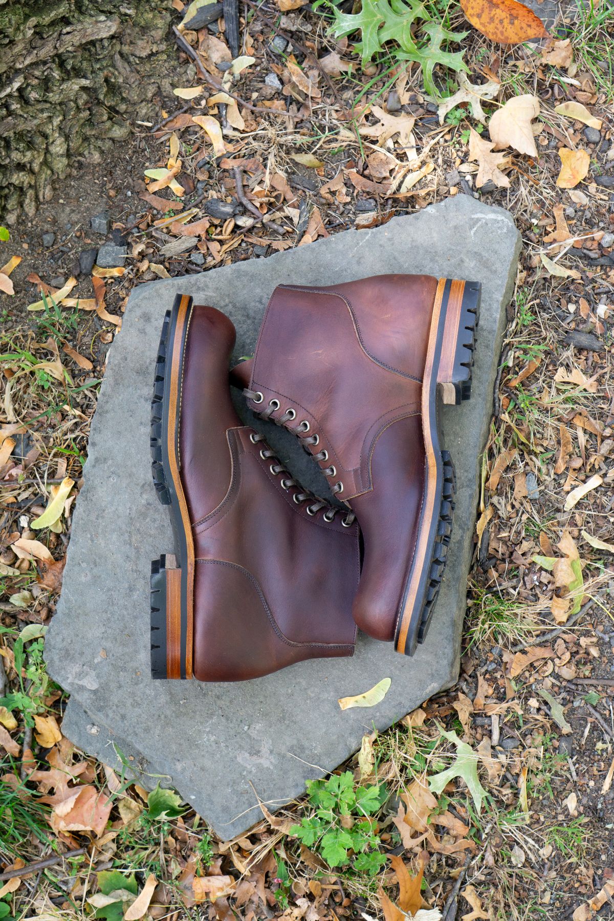 Photo by Barbaq on October 19, 2025 of the Viberg Service Boot in Horween Kudu Chromexcel.