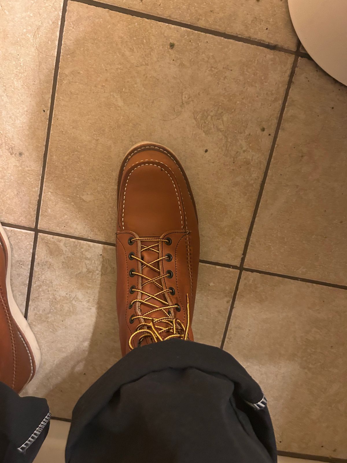 Photo by sleeps on October 2, 2025 of the Red Wing 10877 in S.B. Foot Oro-Iginal.