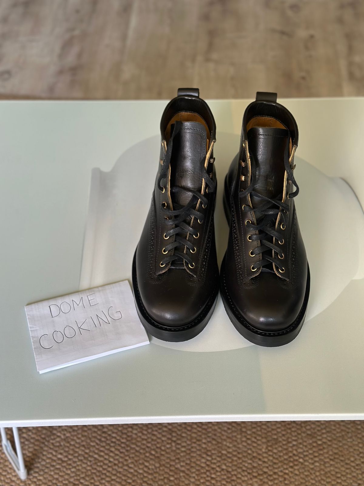 Photo by steven_suave on November 3, 2025 of the Sagara Valiant in Badalassi Carlo Oliva Minerva Overdyed Black.