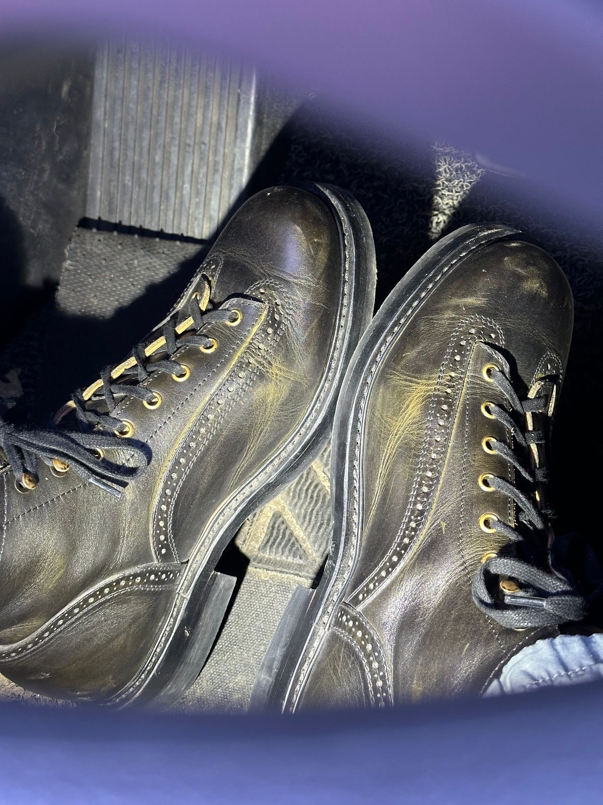 Photo by steven_suave on November 27, 2025 of the Sagara Valiant in Badalassi Carlo Oliva Minerva Overdyed Black.